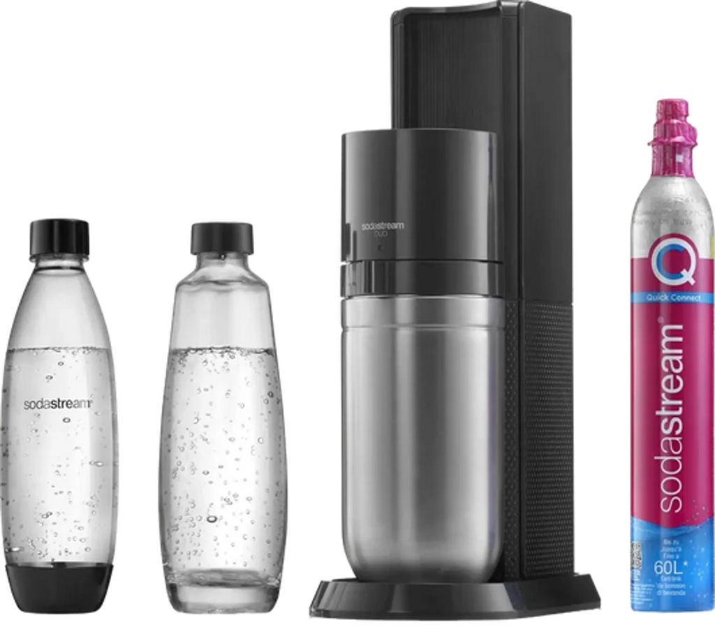 Sodastream Bruiswatertoestel Duo Black - inclusief Cilinder Quick Connect