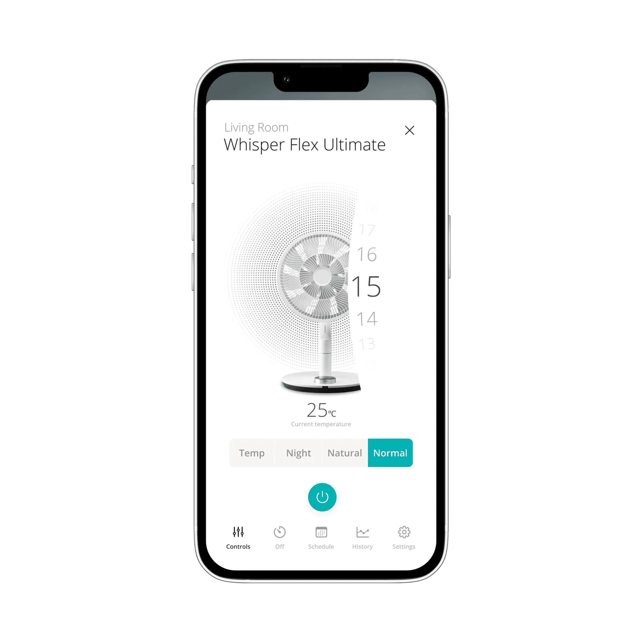 DUUX Ventilator Whisper Flex Ultimate Wit + Battery Pack