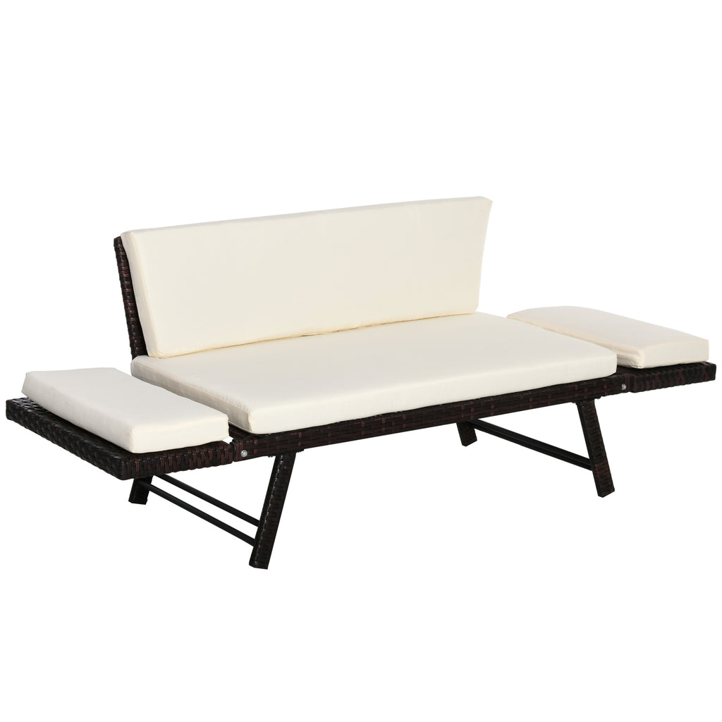 2-zits tuinbank tuinmeubelen tuinbank tuinbank loungebank poly-rotan staal