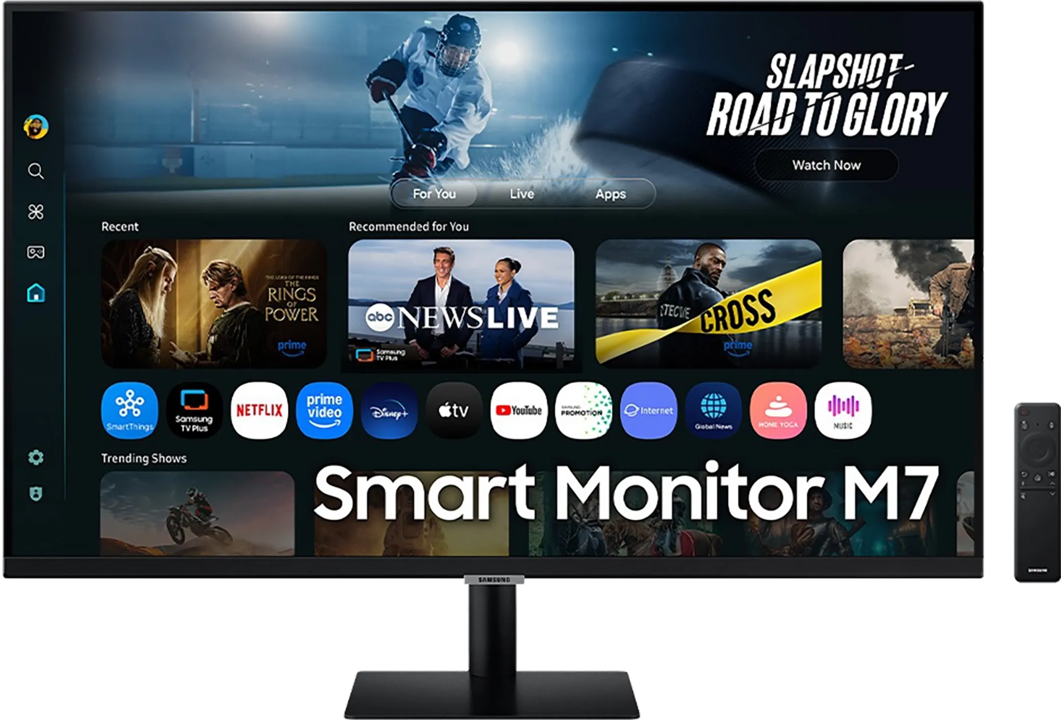Samsung 32" Smart Monitor M7 M70F Zwart 4K Samsung Vision AI LS32FM702UUXEN