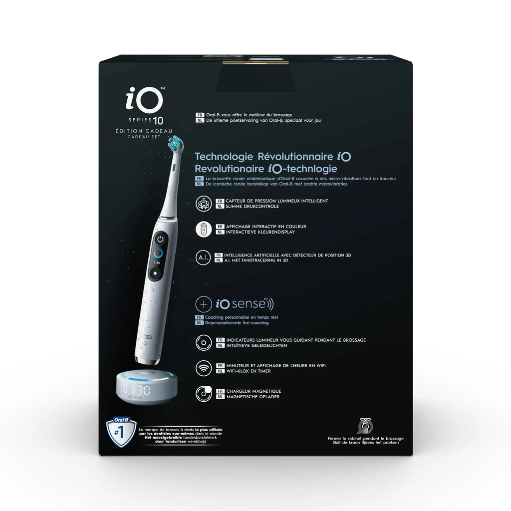 Oral-B Elektrische tandenborstel iO10 wit + Soft Pouch
