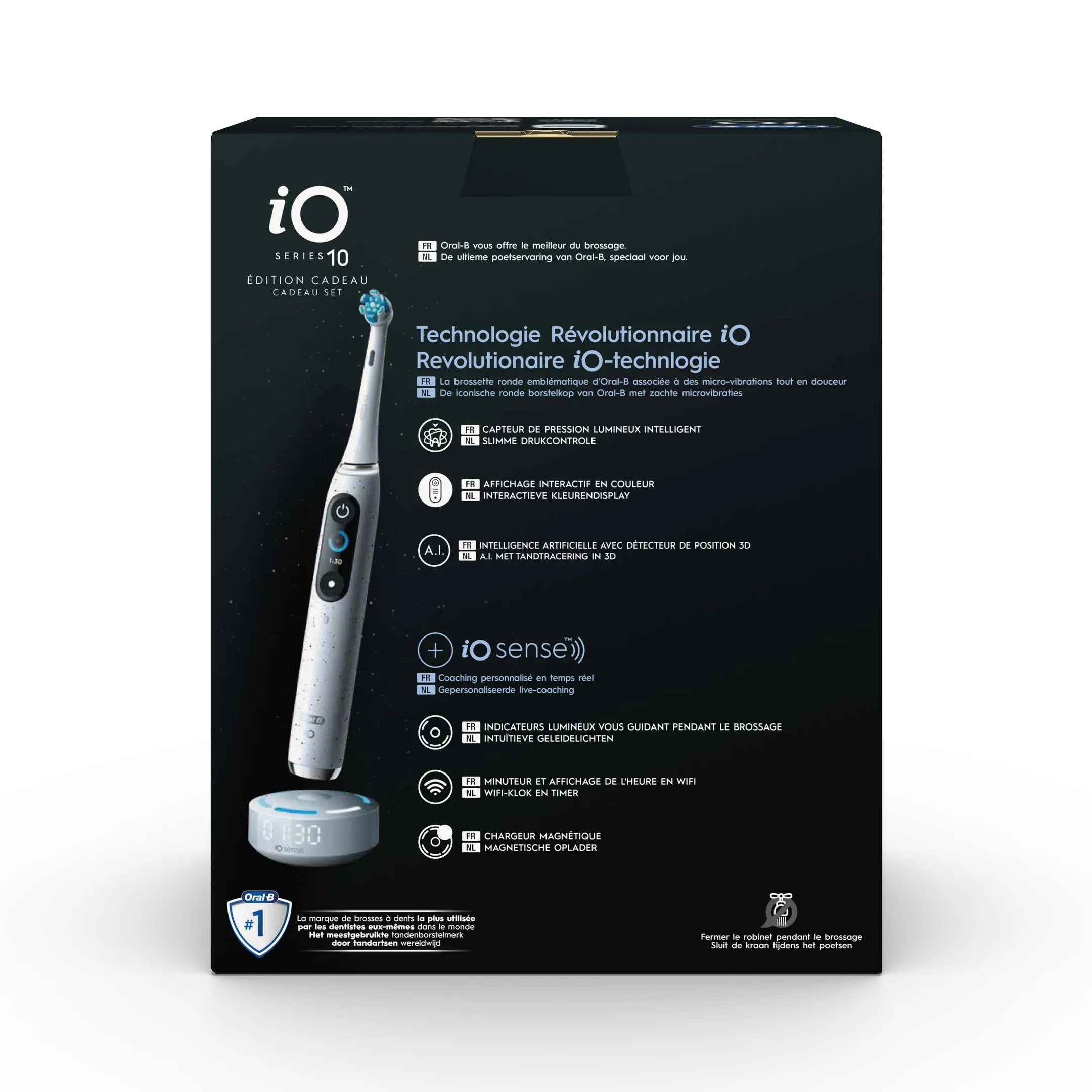 Oral-B Elektrische tandenborstel iO10 wit + Soft Pouch
