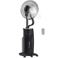HOMCOM Statiefventilator met 3,1 liter waterverstuiver ventilator hoogte 135 cm 3 modi