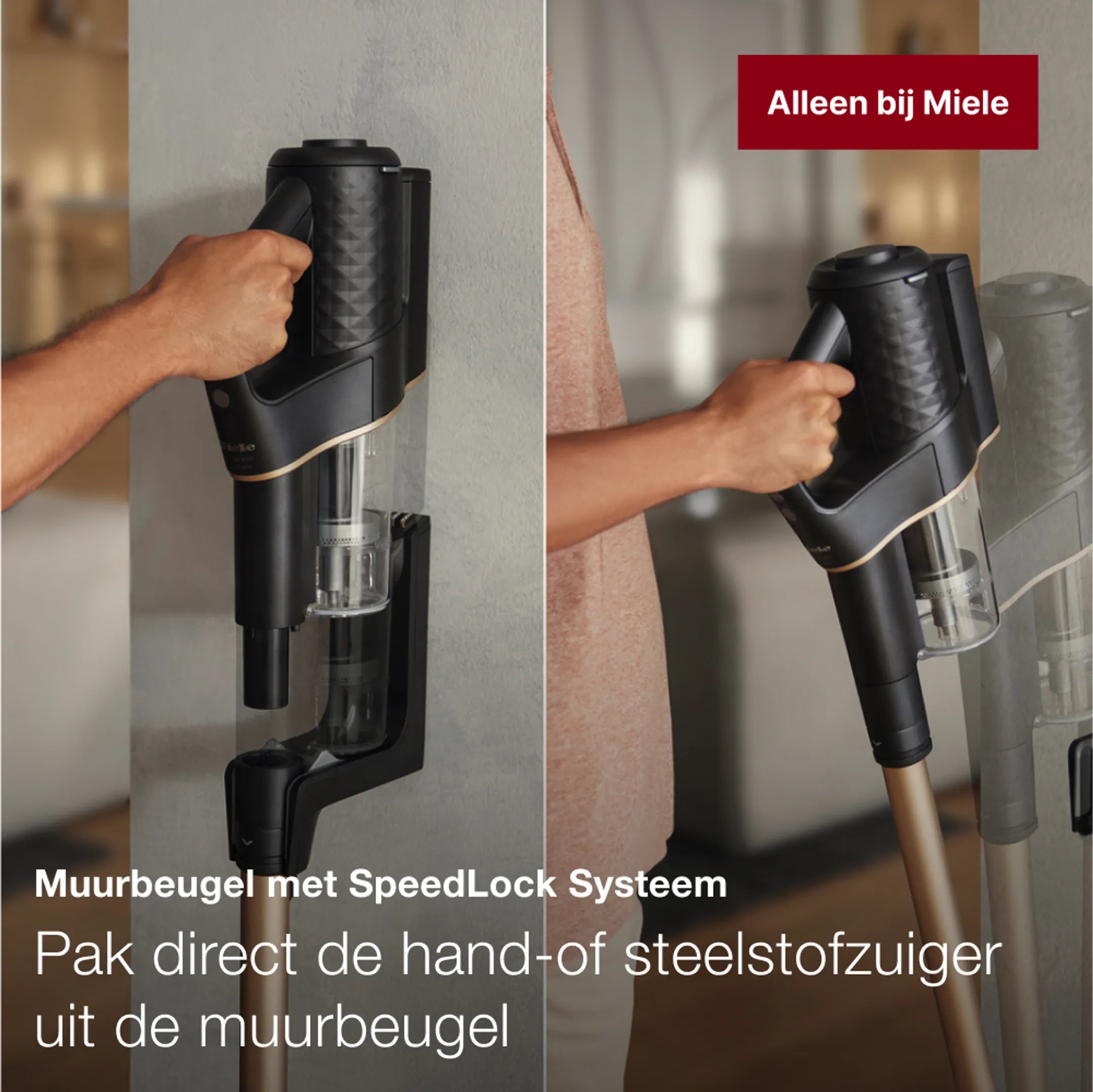 Miele Steelstofzuiger Duoflex HX1 Cat&dog - Zwart