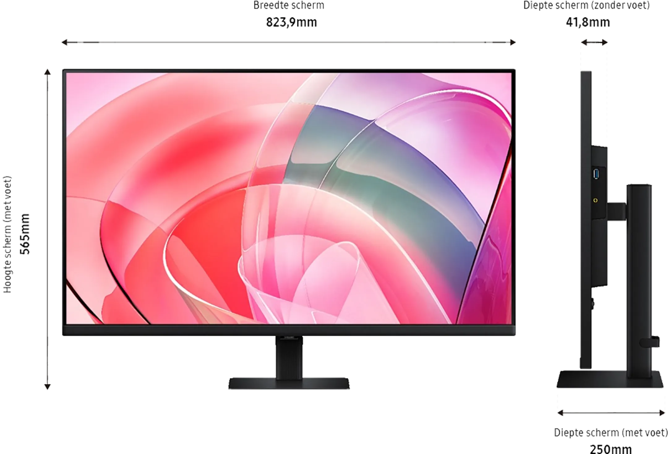 Samsung 37" ViewFinity S7 S70D LS37D702EAUXEN