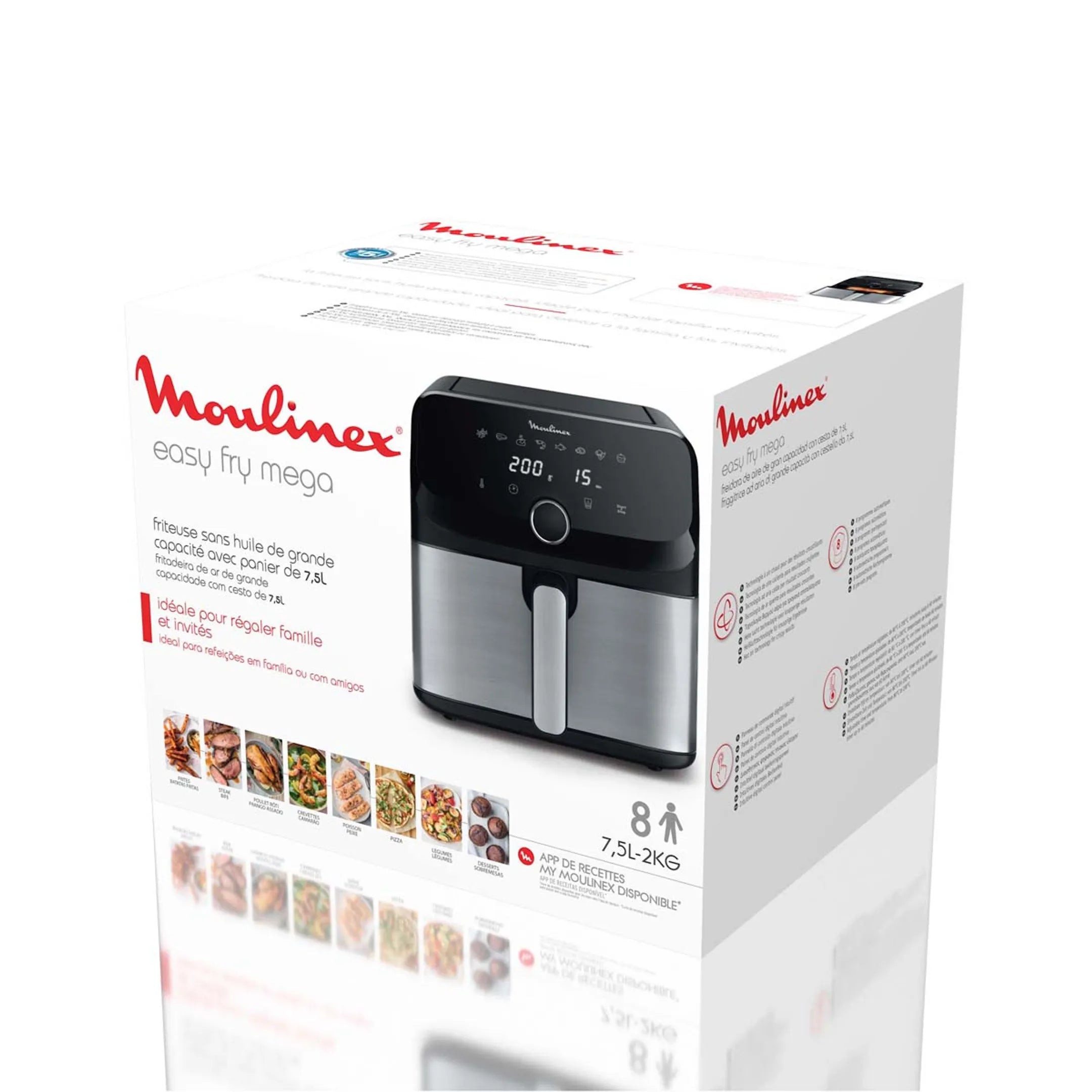 Moulinex Airfryer Easy Fry Mega EZ855D20