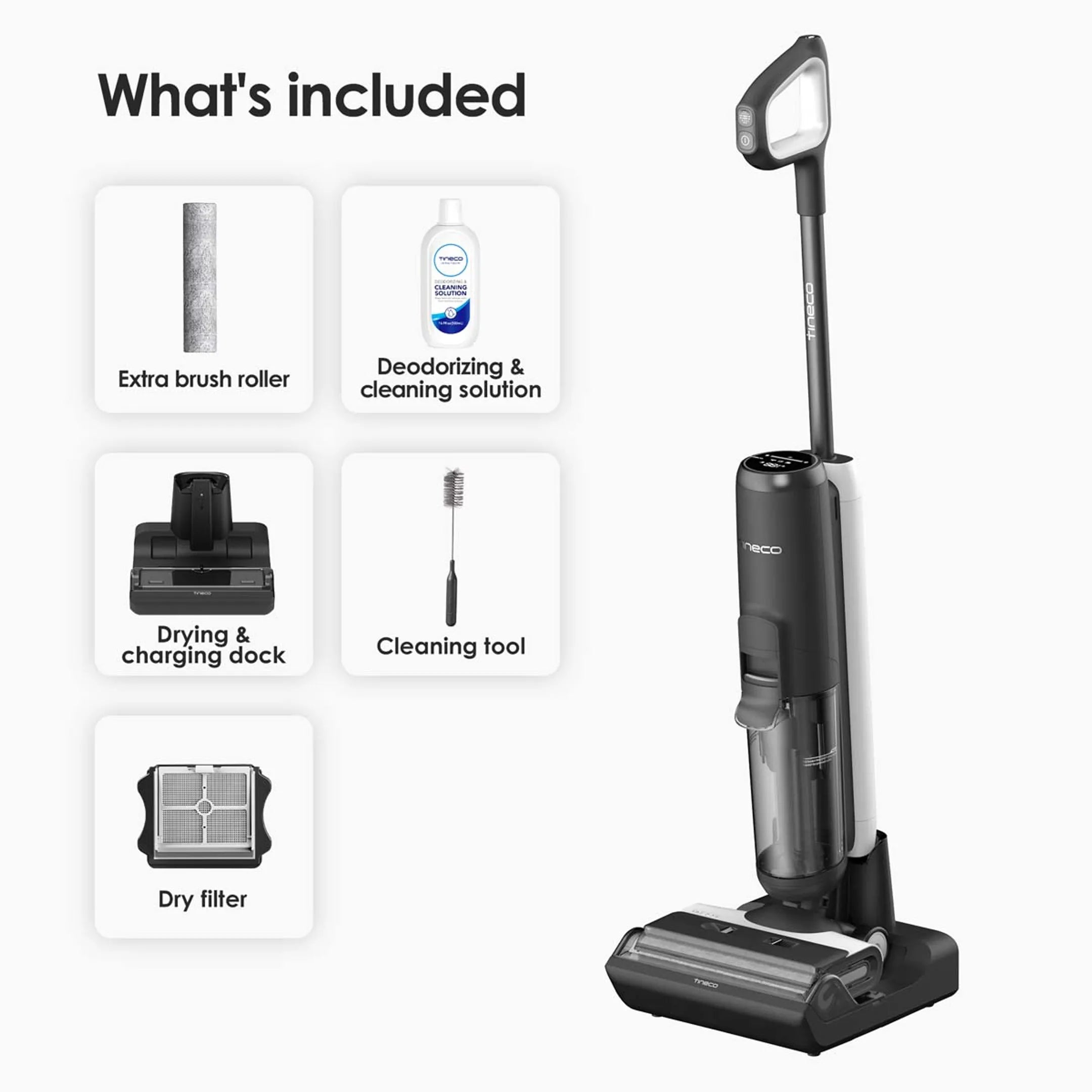 TINECO Vloerreiniger Floor One S6 Flashdry Pet