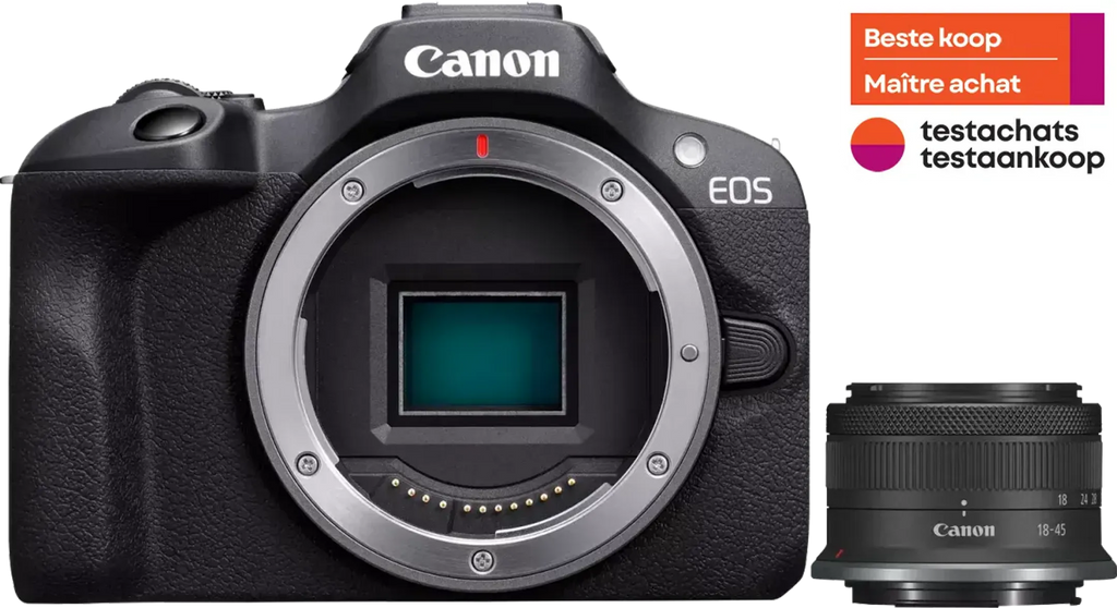 Canon EOS R100 + RF-S 18-45 mm f/4.5 - 6.3 IS STM