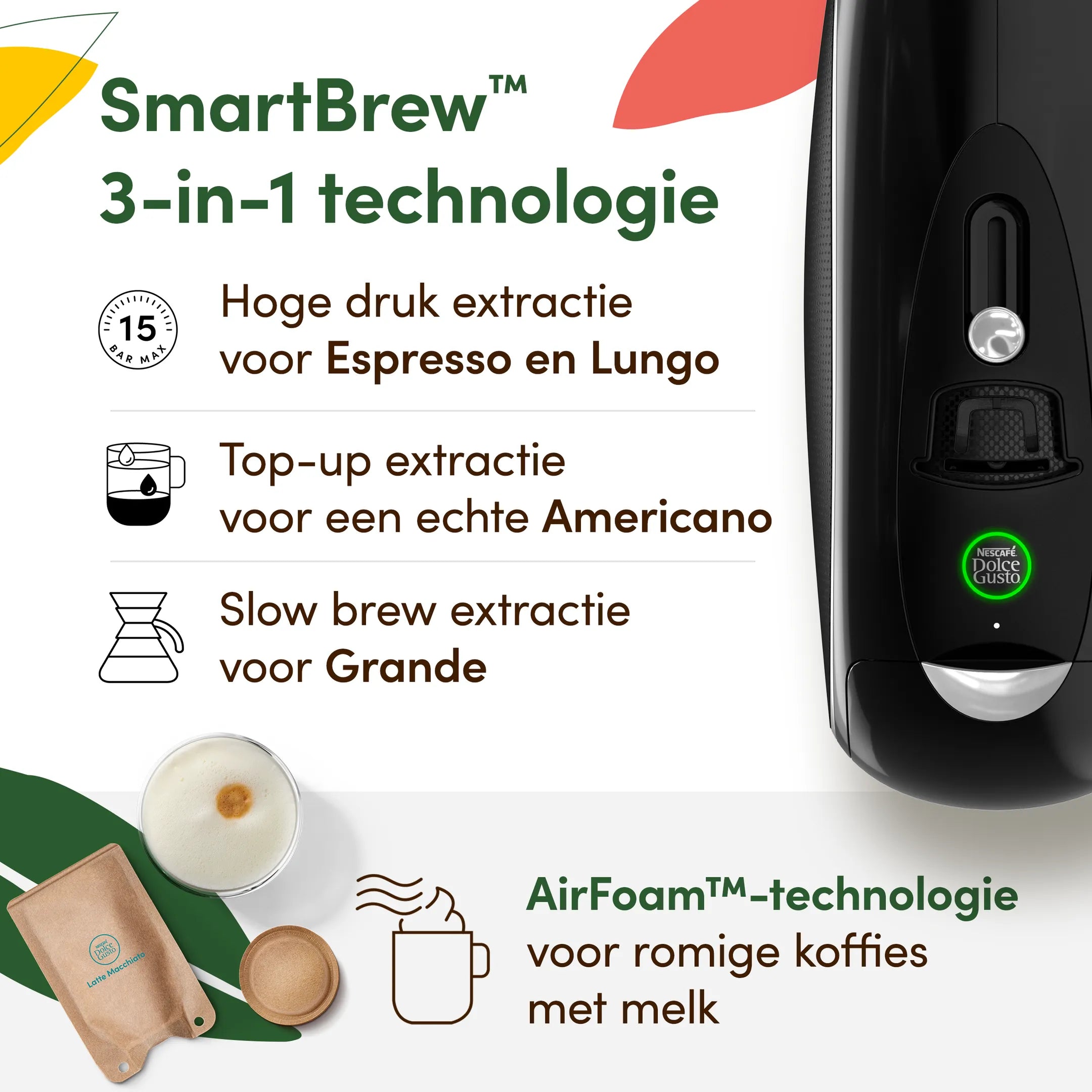 Krups Koffiemachine NESCAFÉ Dolce Gusto NEO LATTE zwart KP850810