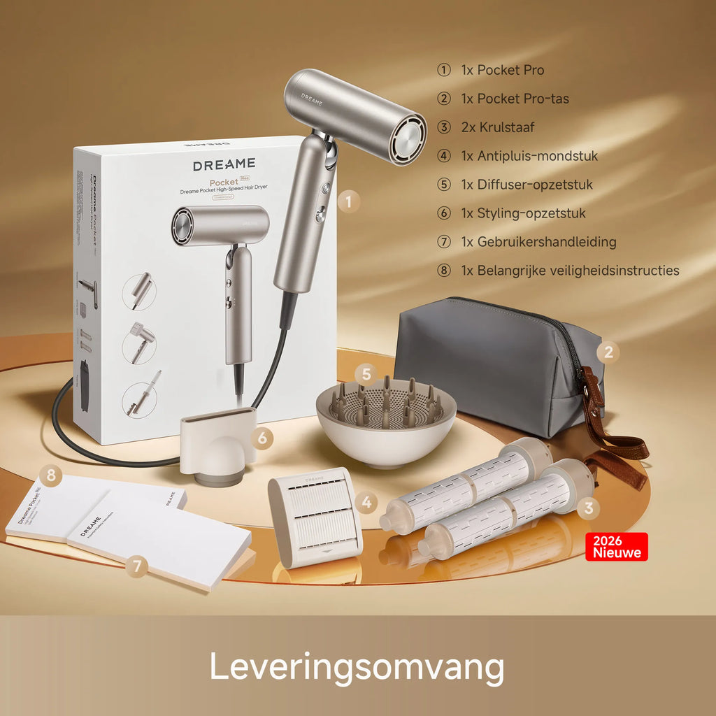 Dreame Haardroger Pocket Pro Gold