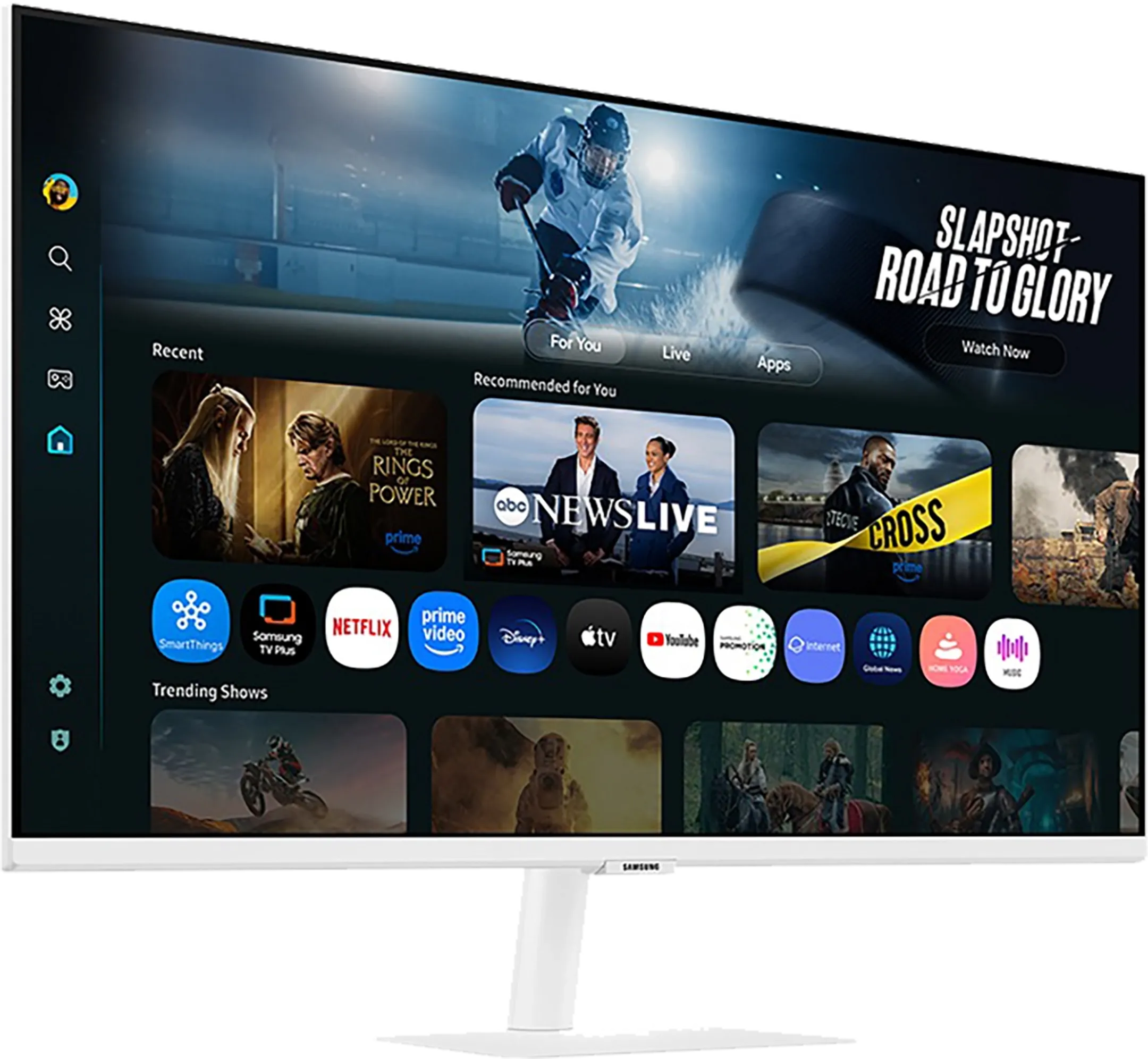 Samsung 32" Smart Monitor M7 M70F Wit 4K Samsung Vision AI LS32FM703UUXEN