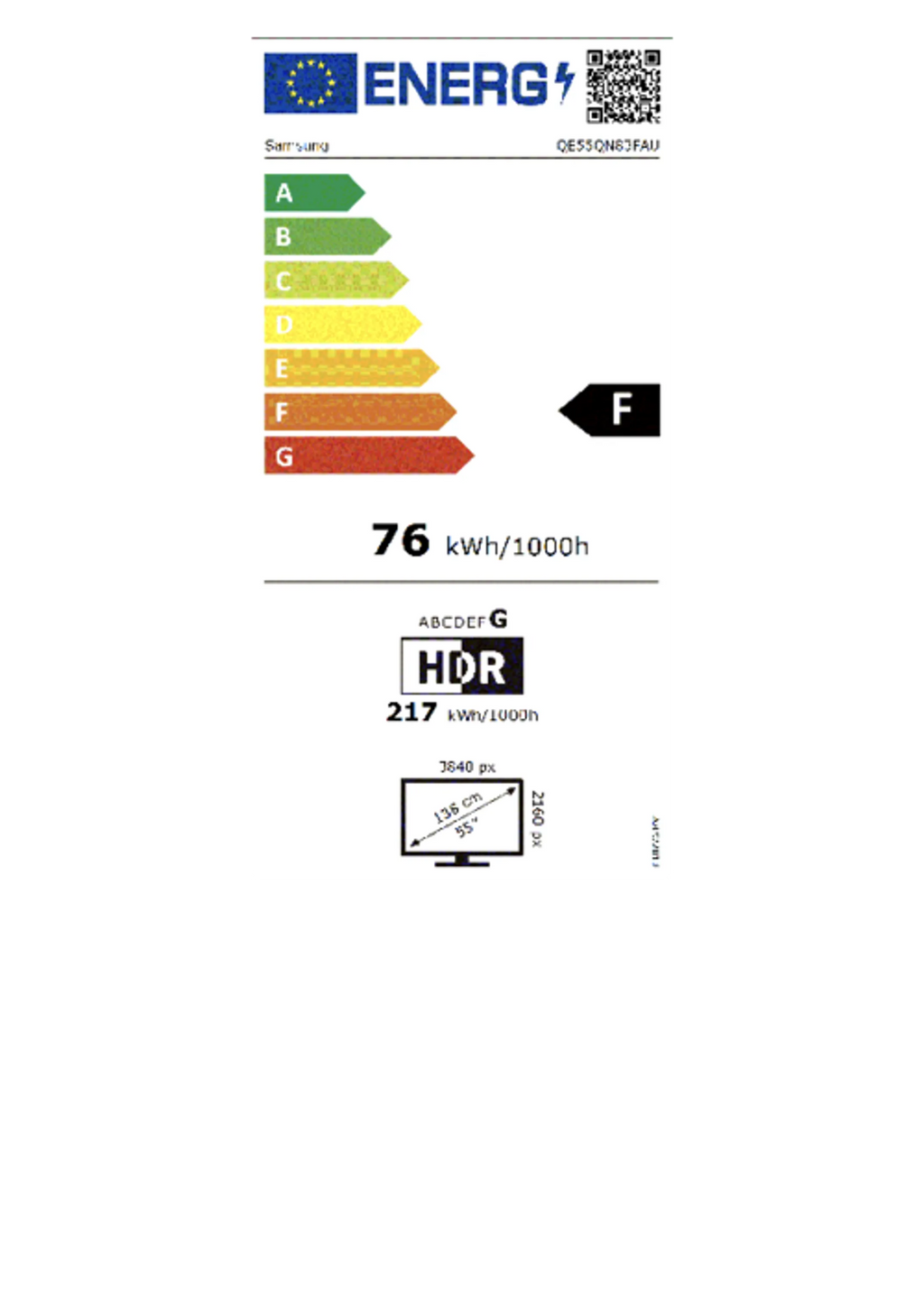 Samsung Neo QLED 4K QE55QN83F Mini LED (2025) - 55 inch