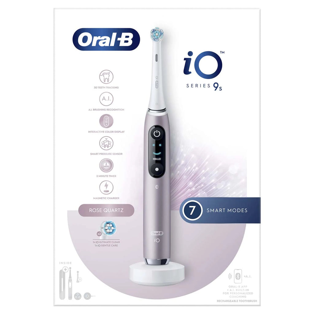Oral-B Elektrische tandenborstel iO9S Rose Quartz (+1 Refill)