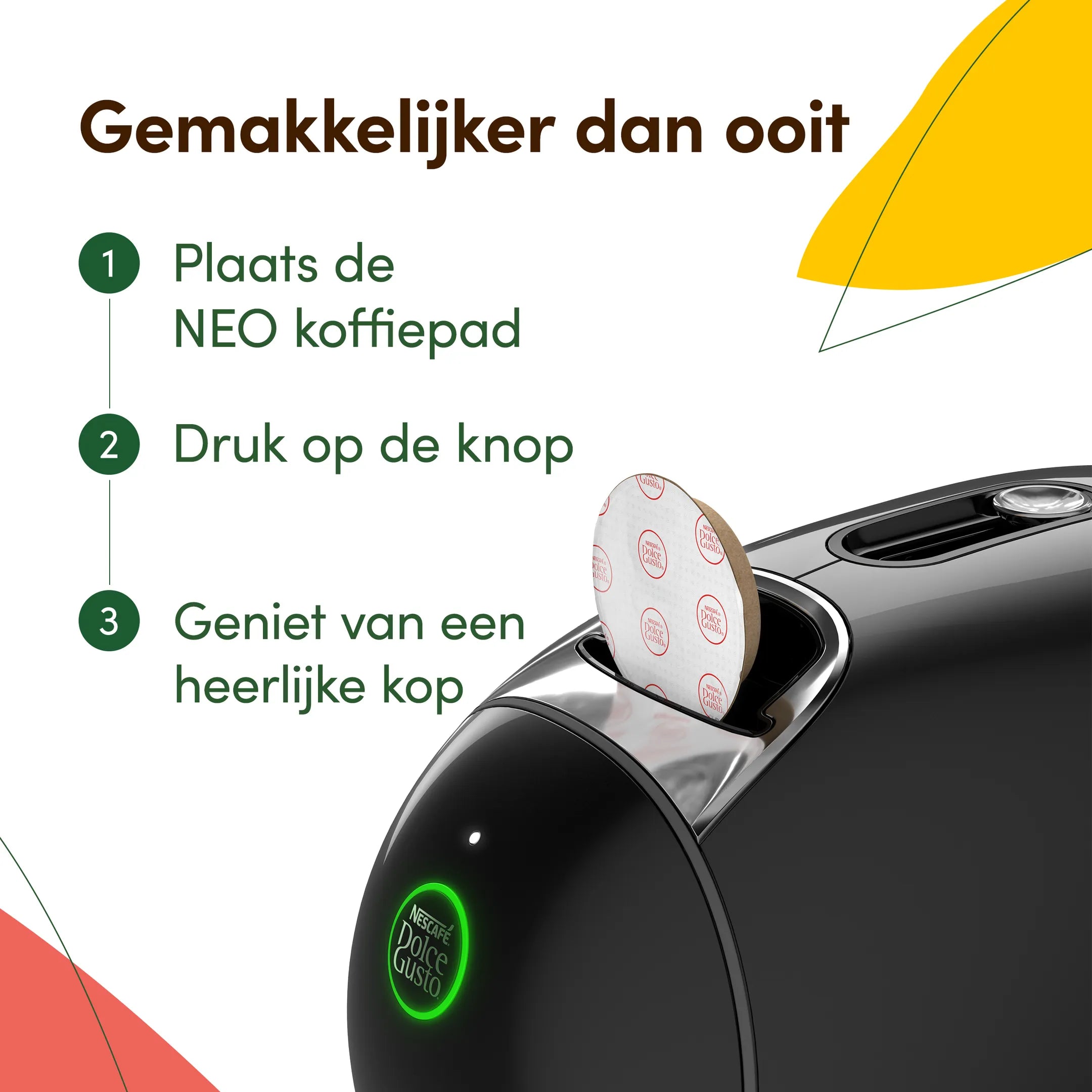 Krups Koffiemachine NESCAFÉ Dolce Gusto NEO CAFFÈ zwart KP830810