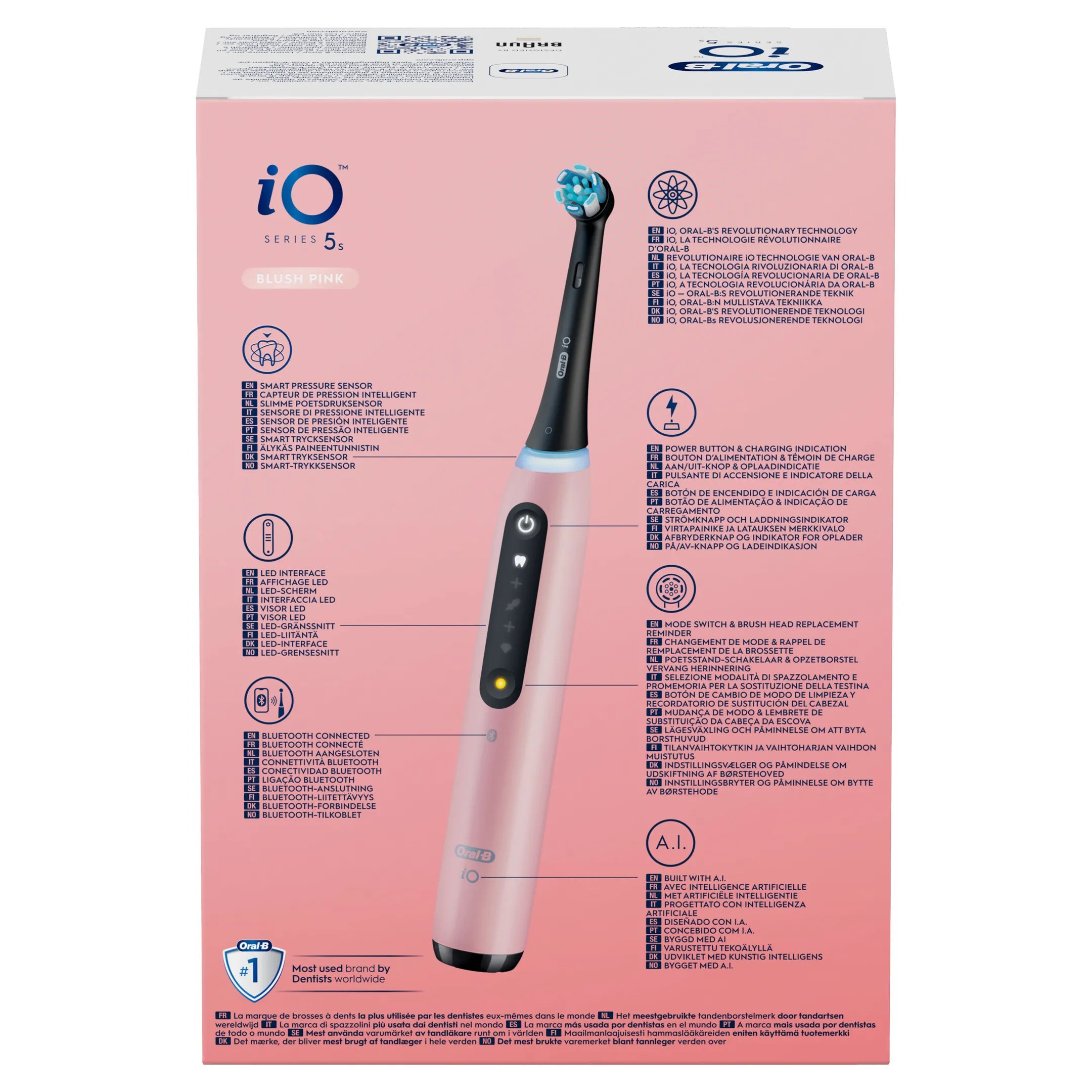 Oral-B Elektrische tandenborstel iO5S Blush pink