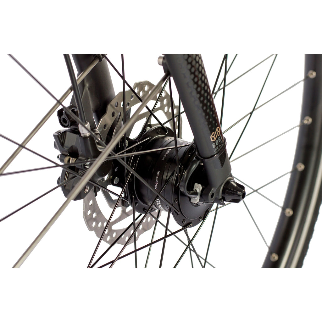 28 Inch Heren XXL Trekkingfiets TR.2880 Trekkingfiets 27 x Speed Shimano DEORE RD-M592 SGS Zwart