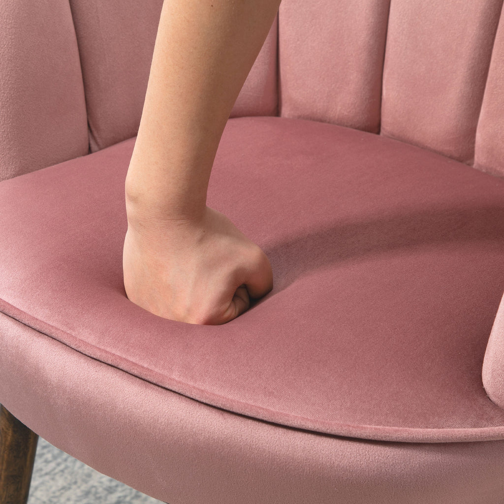 HOMCOM eetkamerstoel keukenstoel fauteuil