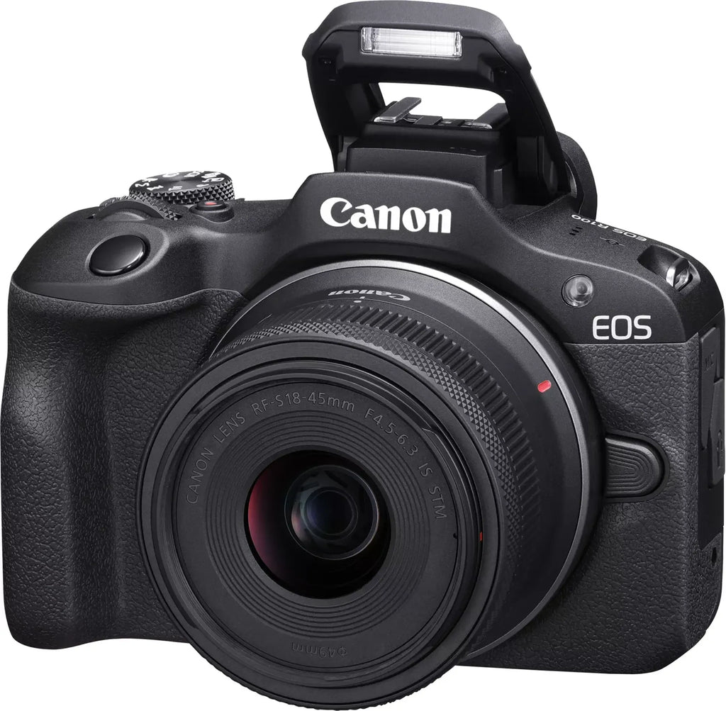 Canon EOS R100 + RF-S 18-45 mm IS STM + RF-S 55-210 mm IS STM