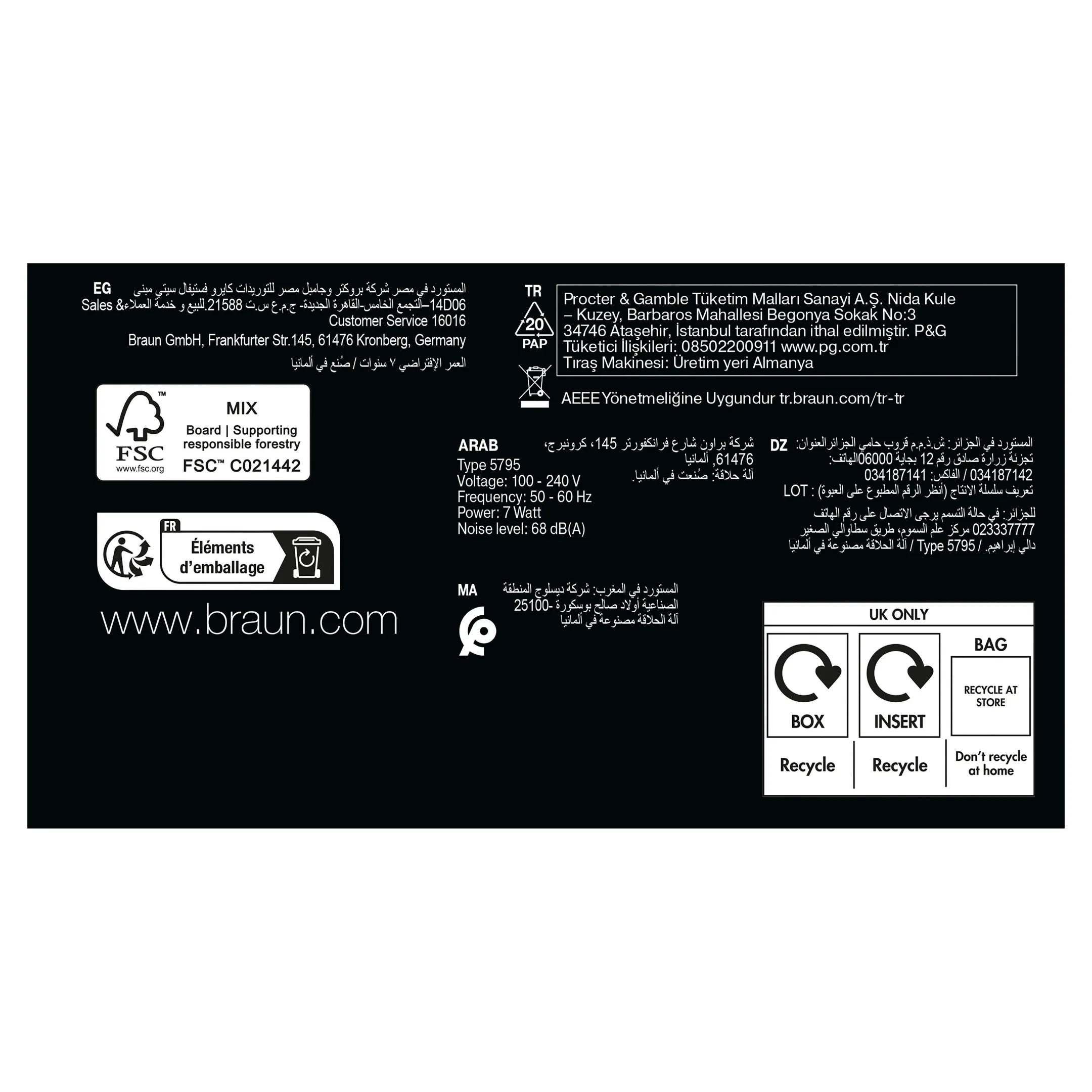 Braun Elektrisch scheerapparaat Series 8 8617s