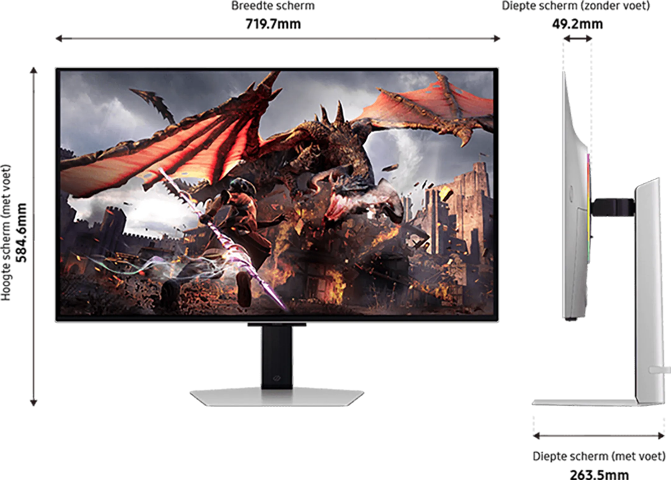 Samsung 32" Odyssey OLED G8 G80SD LS32DG802SUXEN