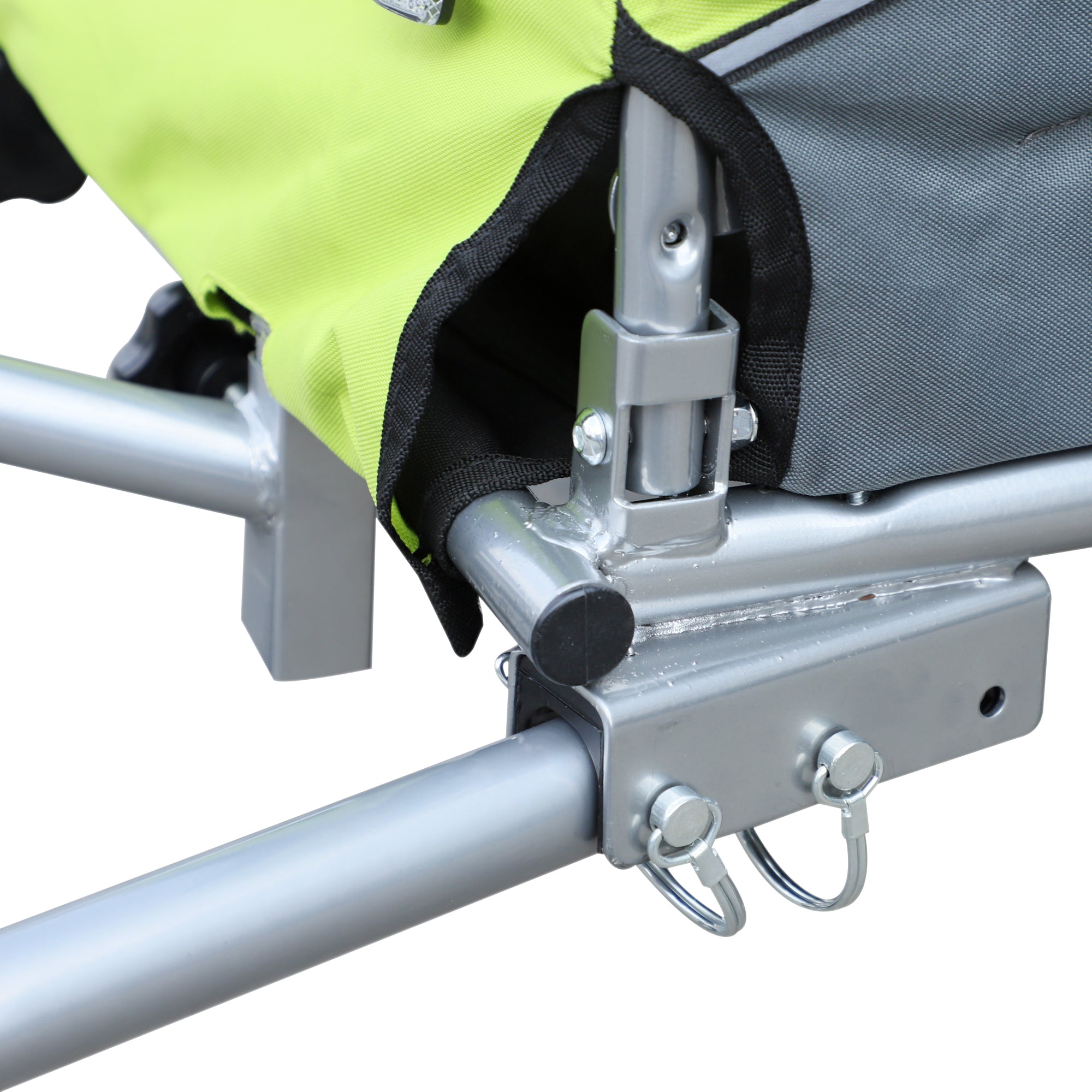 PawHut 2 in 1 hondenaanhanger fietskar jogger vlag regenhoes voor honden 4 kleuren