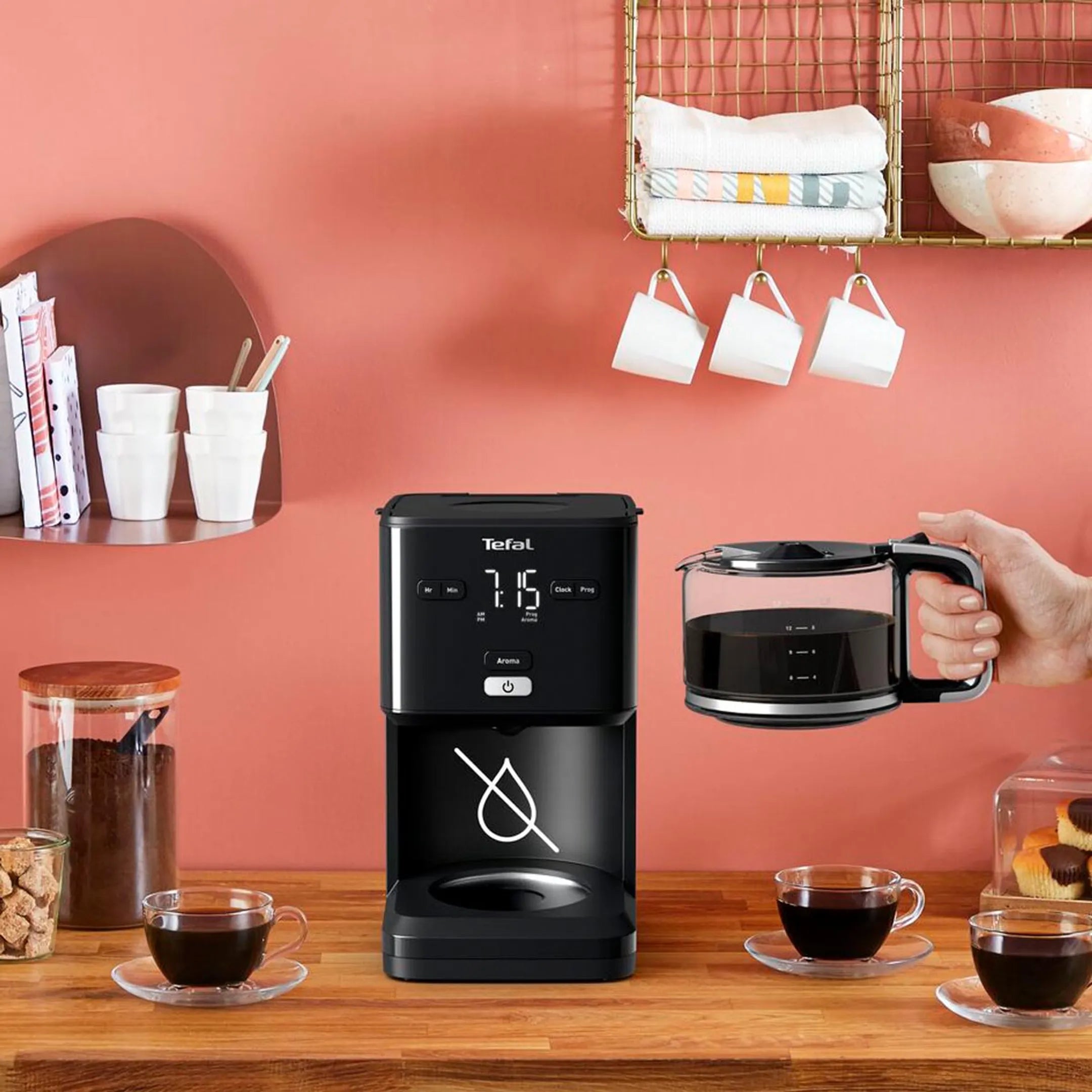 Tefal Koffiezetapparaat Smart'n Light CM600810