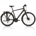28 Inch Heren XXL Trekkingfiets TR.2880 Trekkingfiets 27 x Speed Shimano DEORE RD-M592 SGS Zwart