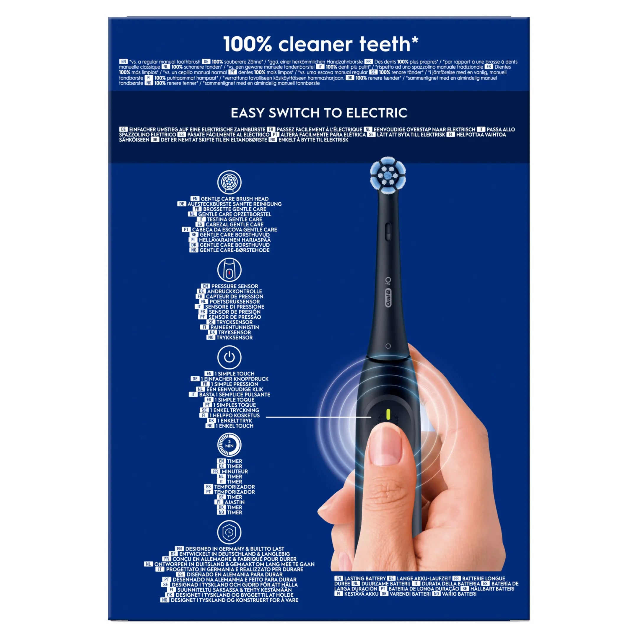 Oral-B Elektrische tandenborstel iO2 Duo zwart/groen