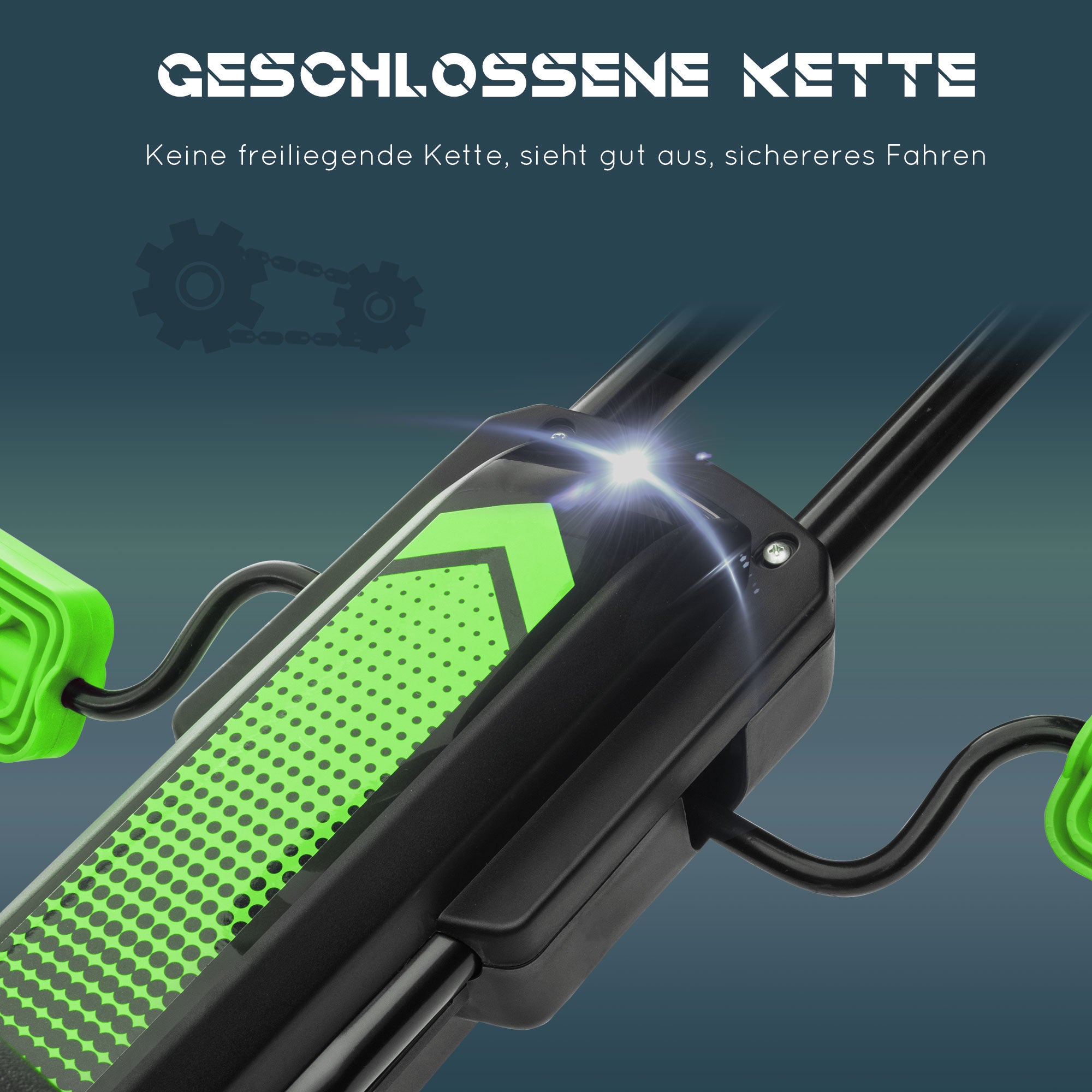 HOMCOM skelter, kindervoertuig met pedaal, pedaalauto, outdoor, groen+zwart