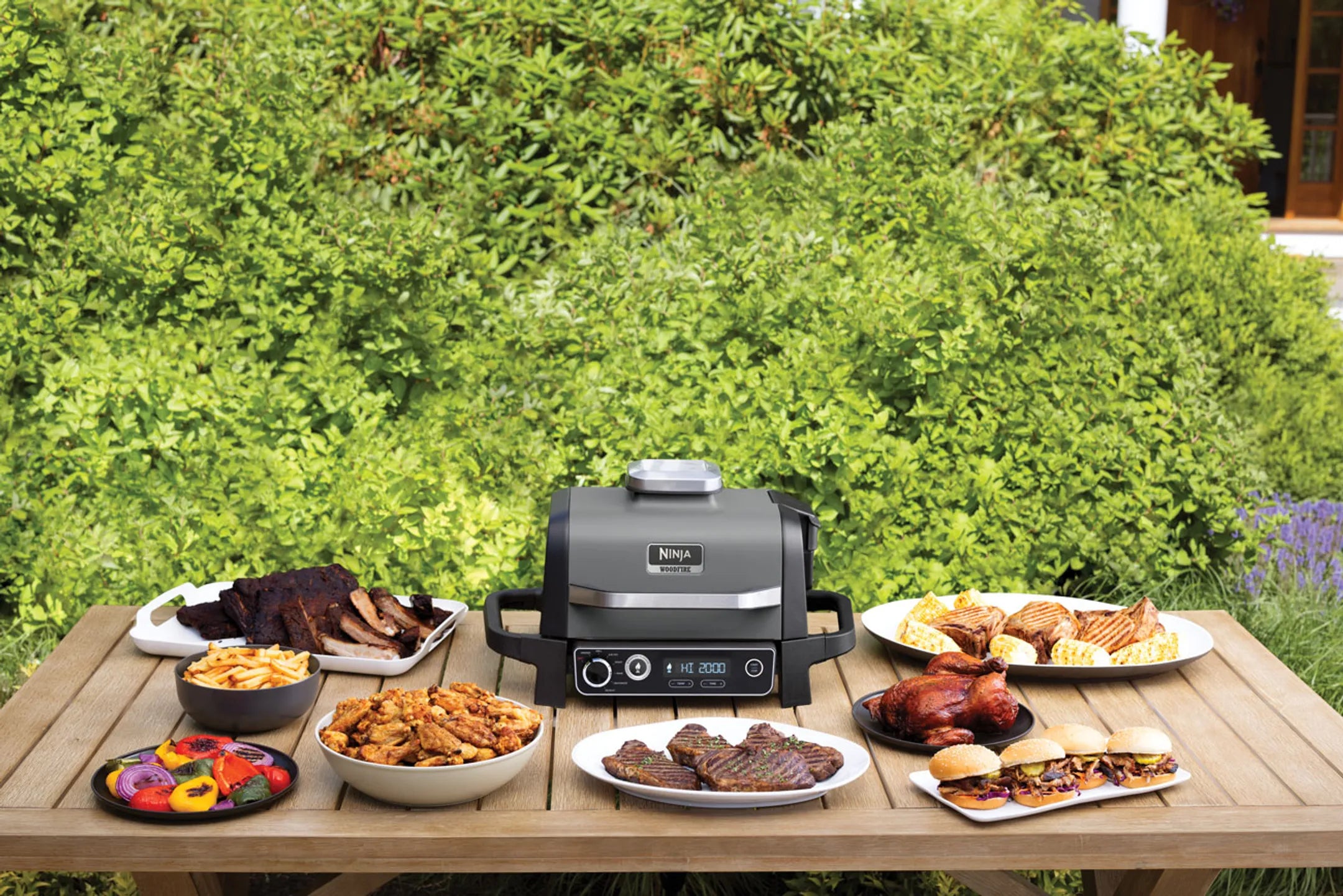 Ninja Elektrische barbecue Woodfire OG701EU