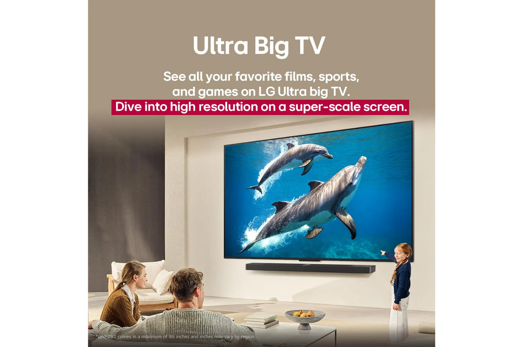 LG QNED AI 4K TV 75QNED82A6B (2025) - 75 inch