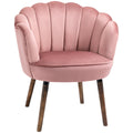 HOMCOM eetkamerstoel keukenstoel fauteuil