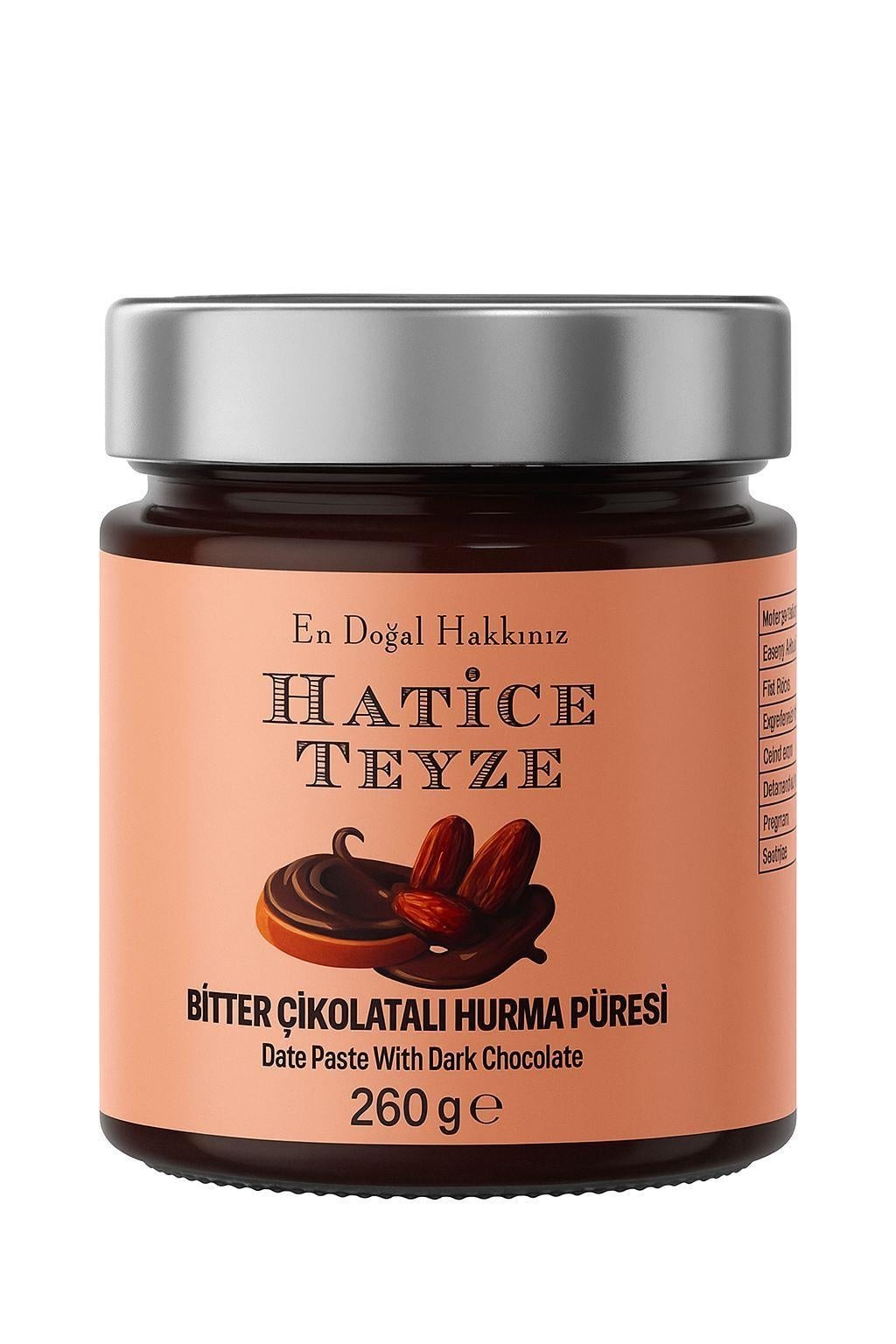 Bitter Çikolatalı Hurma Püresi 260 gr