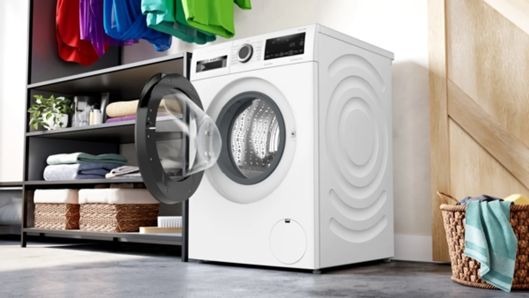 Bosch Wasmachine WGG244ZPFG Serie 6 Iron Assist 9 kg