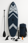Oppusteligt paddleboard til udendrssport, marinebl og gr PVC, til strand/s/rejser, 3108015 cm pmYULrm547AV