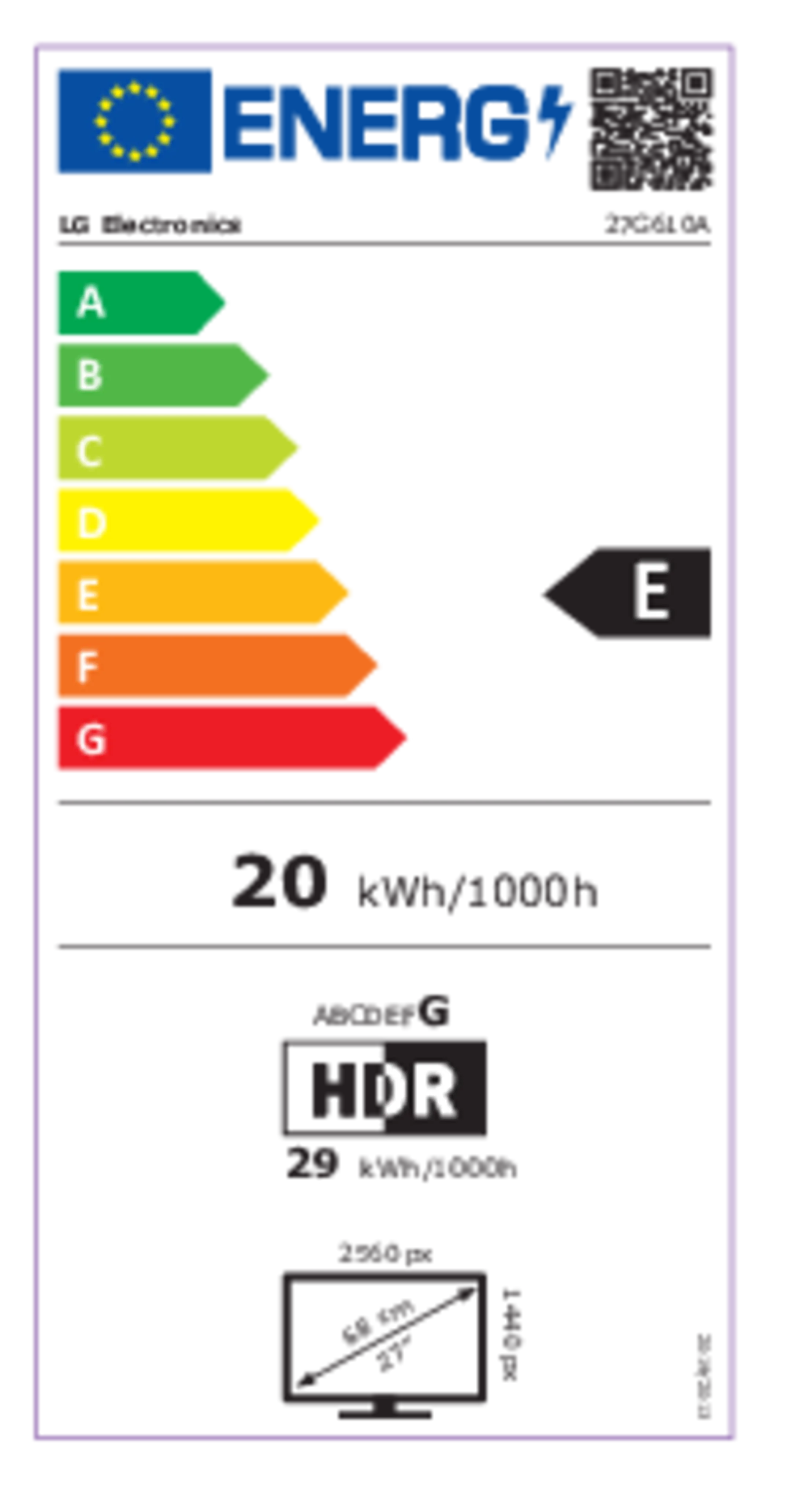 LG 27" UltraGear 27G610A-B.AEUQ