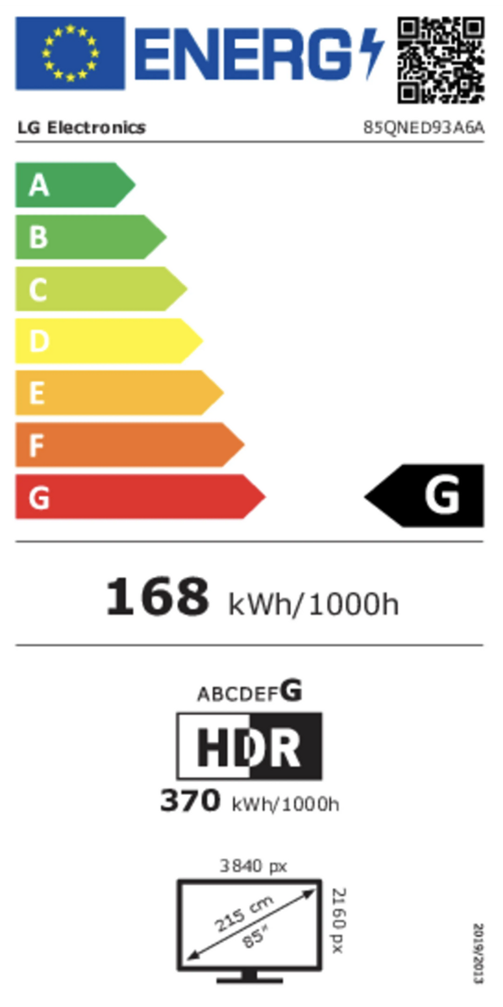 LG QNED evo AI MiniLED 4K TV 85QNED93A6A (2025) - 85 inch