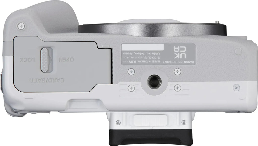 Canon EOS R50-systeemcamera - Wit + RF-S 18-45 mm f/4.5-6.3 IS STM-lens