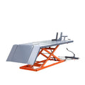 TMG-1500PML 1500-lb draagbare motorfiets/ATV-schaarlift, 48'' werkplatform, lucht- en voetpedaalbediening
