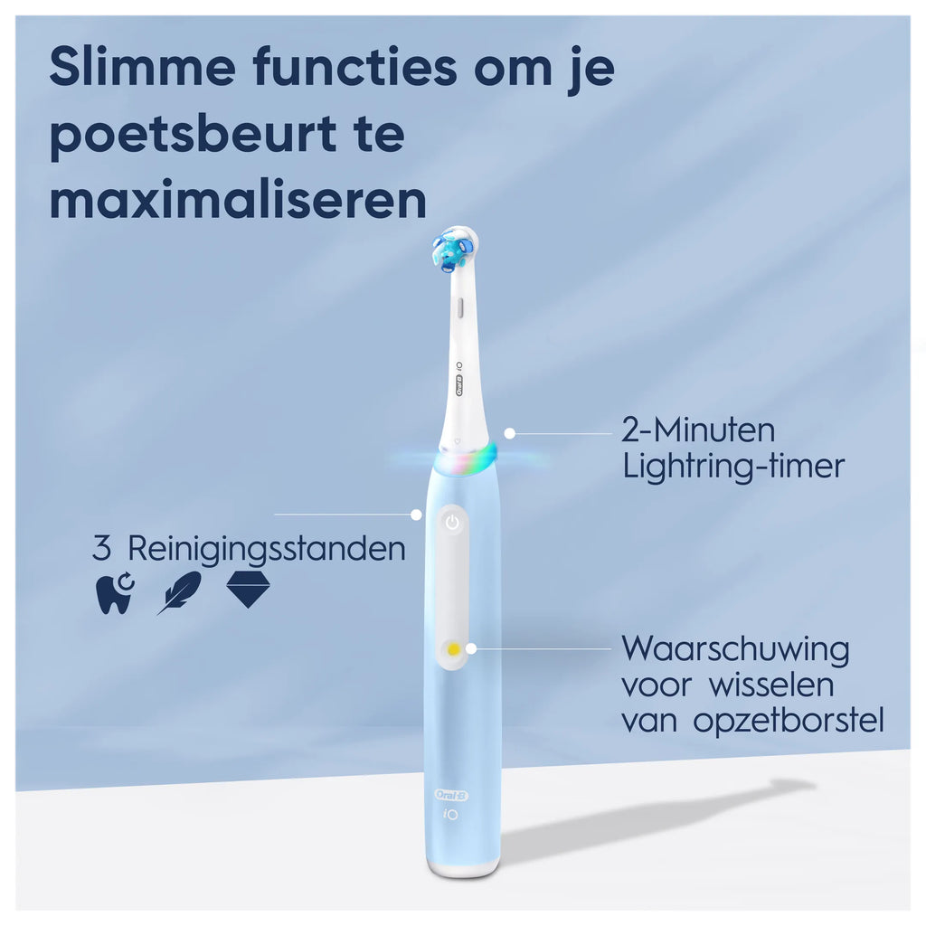 Oral-B Elektrische tandenborstel iO3 blauw + pouch special edition