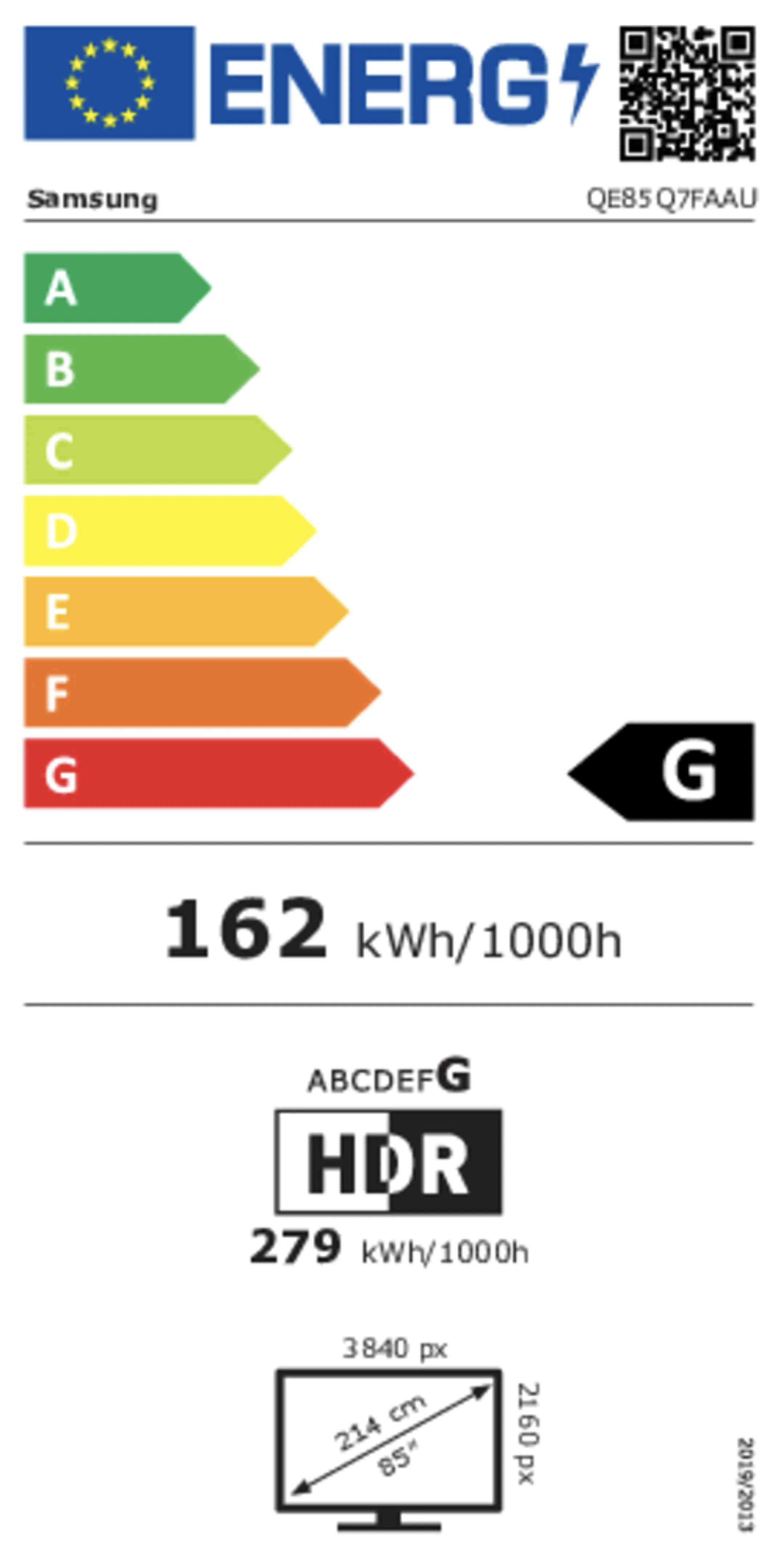 Samsung QLED TV 4K QE85Q7FA (2025) - 85 inch