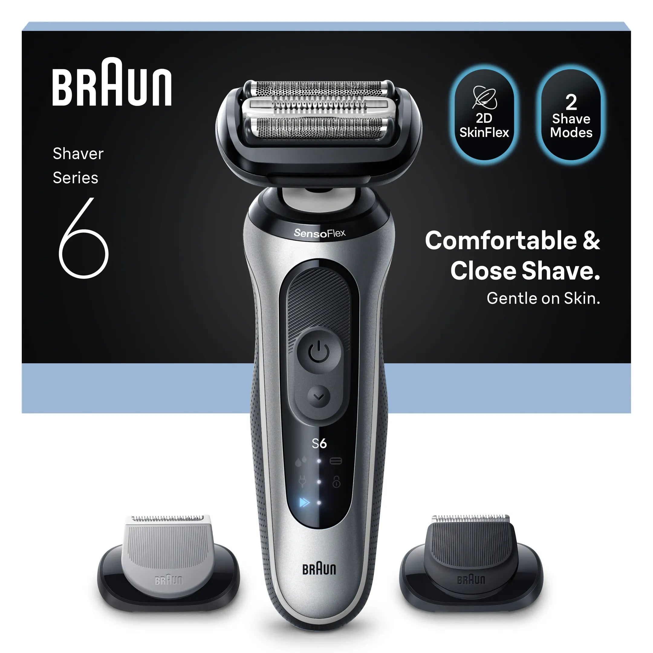 Braun Elektrisch scheerapparaat Series 6 62-S1650s