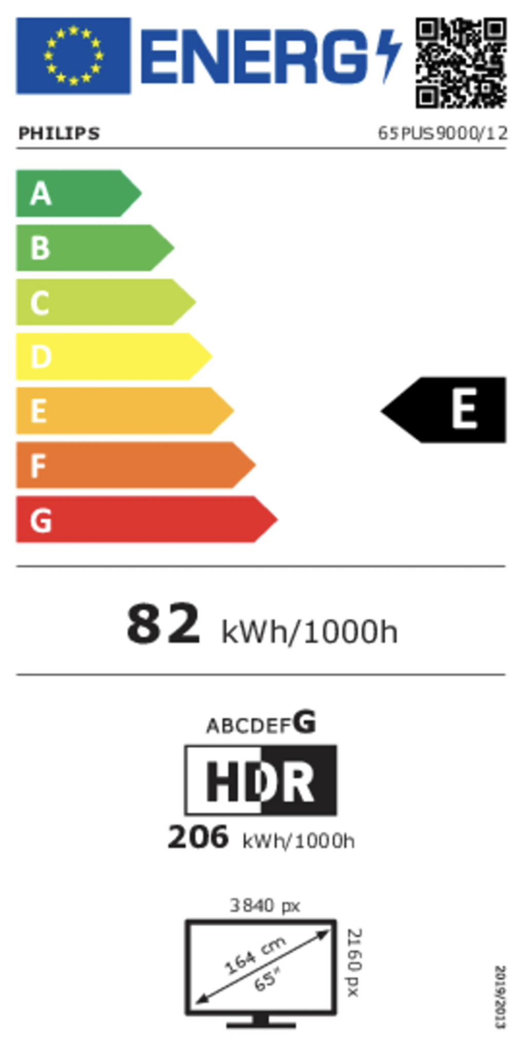 Philips QLED TV 4K Ambilight The One 65PUS9000/12 (2025) - 65 inch