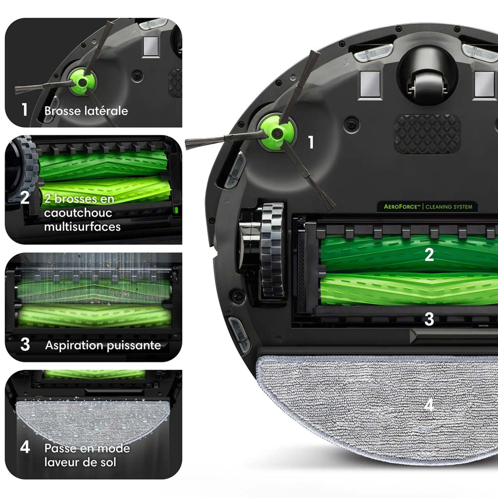 iRobot Robotstofzuiger en dweilrobot J5 Roomba Combo J5178