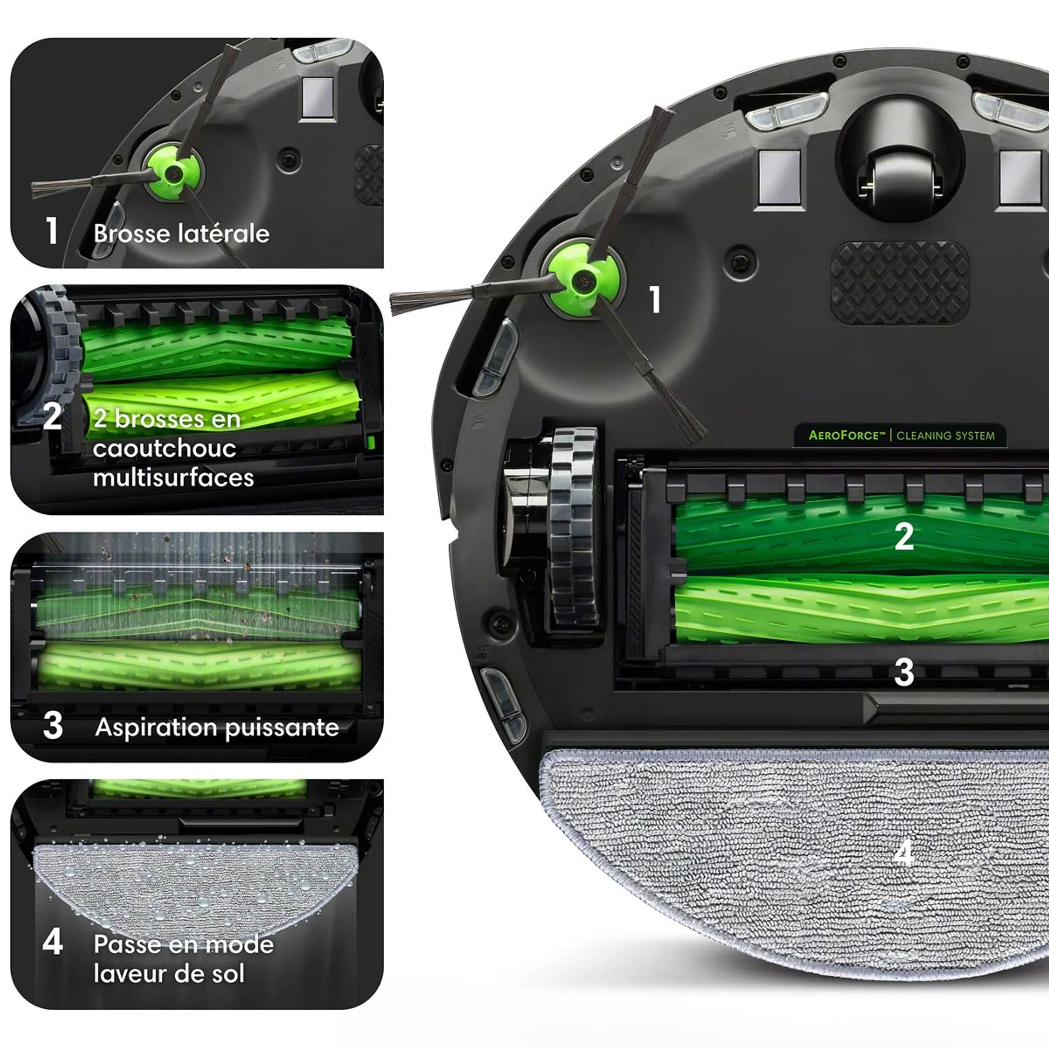 iRobot Robotstofzuiger en dweilrobot J5 Roomba Combo J5178