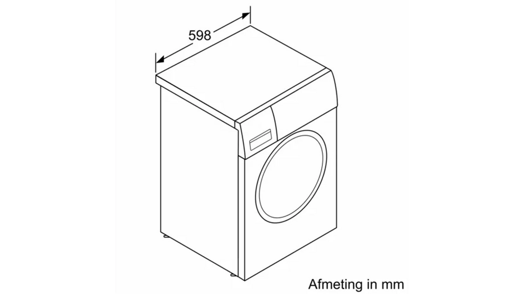 Bosch Wasmachine WGE03400FG Serie 2 SpeedPerfect 8 kg