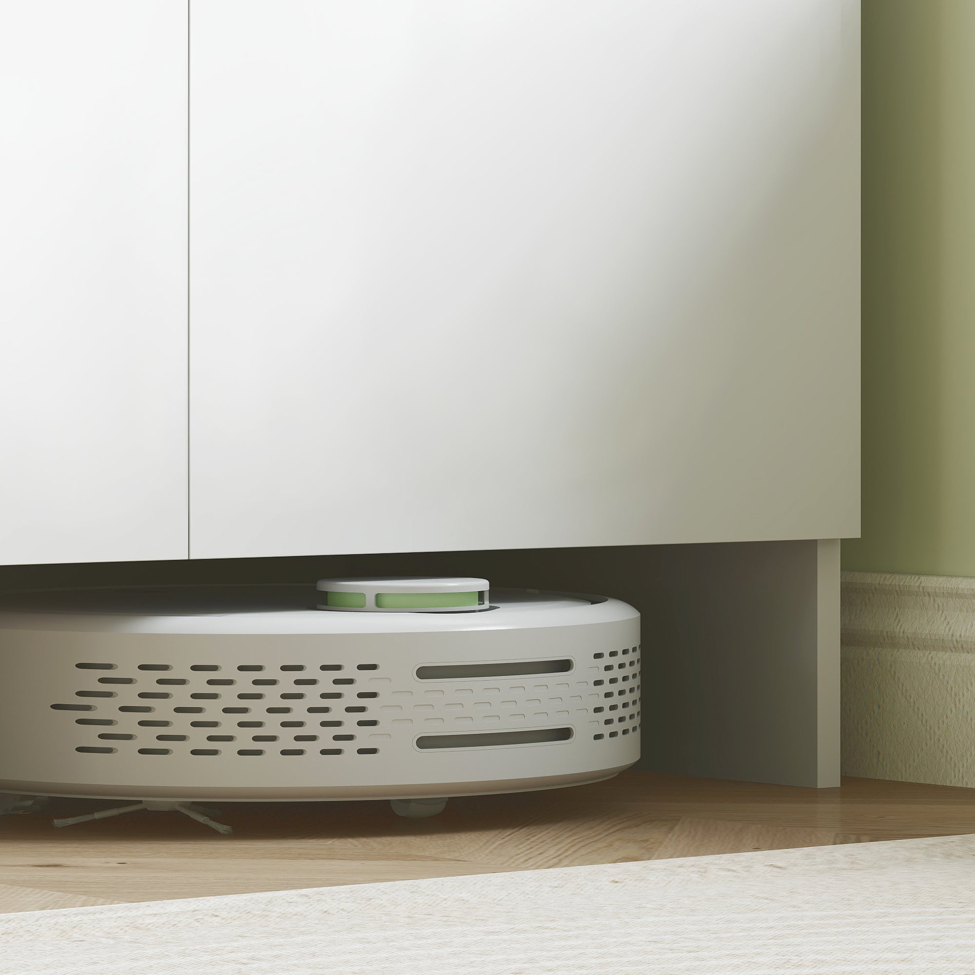 HOMCOM Keukenkast, Voorraadkast voor Keuken, Woonkamer, Eetkamer, Kasten, Rekken, Magnetronplank, Spaanplaat, Wit