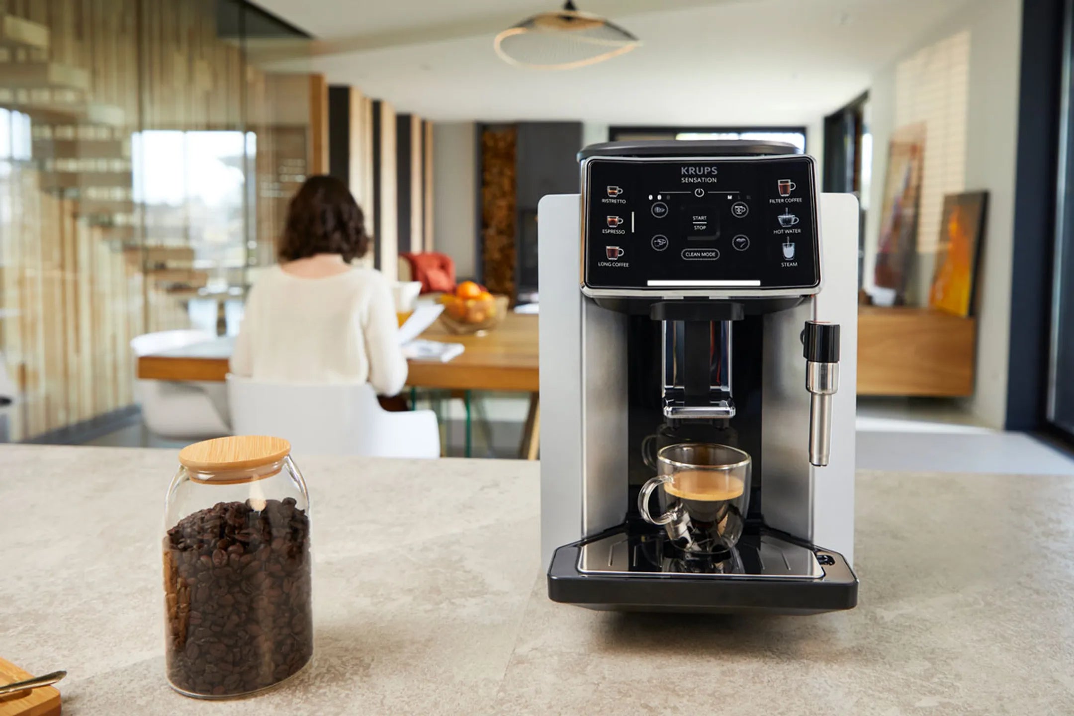 Krups Volautomatische espressomachine Sensation EA910E10