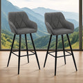 Grt barbord og skammelst i polyester og metal til kkken eller spisestue, 5450103 cm - hWGvlxrYzugc