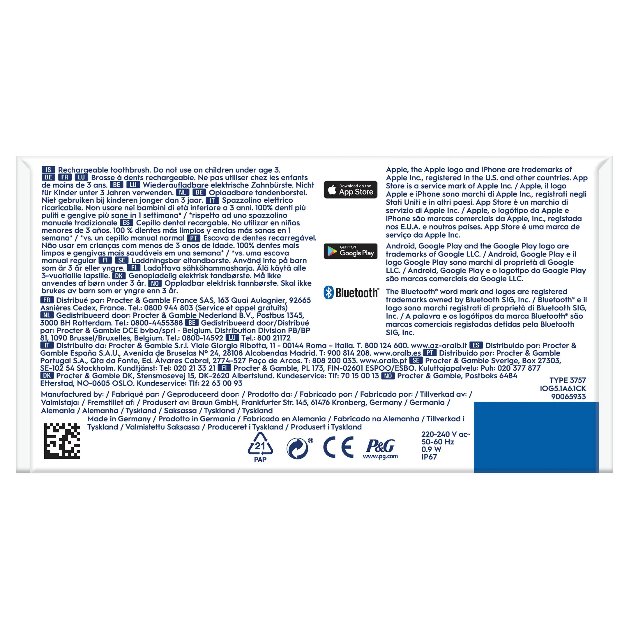Oral-B Elektrische tandenborstel  iO5S White